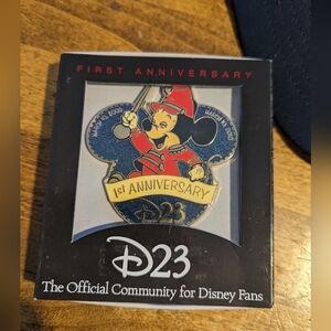 Disney D23 Large Pin 1st Anniversary 2010  Bandleader Mickey Mouse